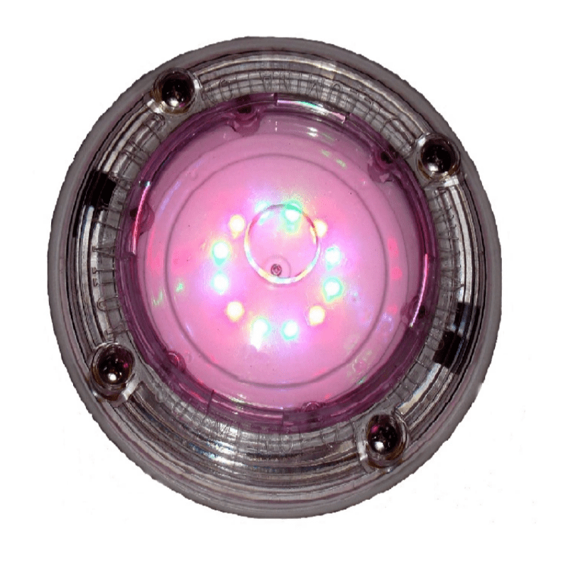 Consolidated Pool und Spa Industries Inc., Aqua Lamp In-Ground Rainbow Rays LED DUAL Pool-Beleuchtungssystem, jeweils mit 100 Fuß Kabel – AQUA-2-RR