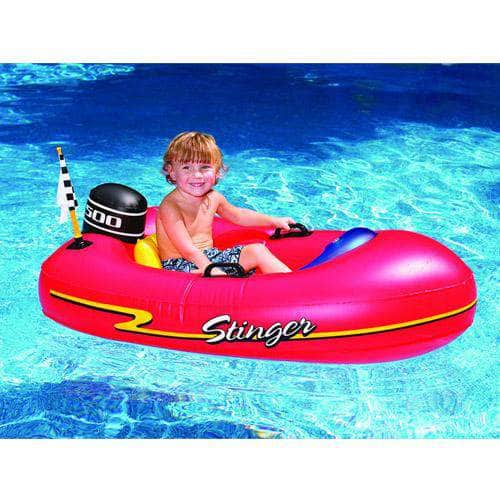 International Leisure Products Inc., Aufblasbarer Schwimmkörper „Stinger Speedboat“ von Swimline für Kinder – 9013