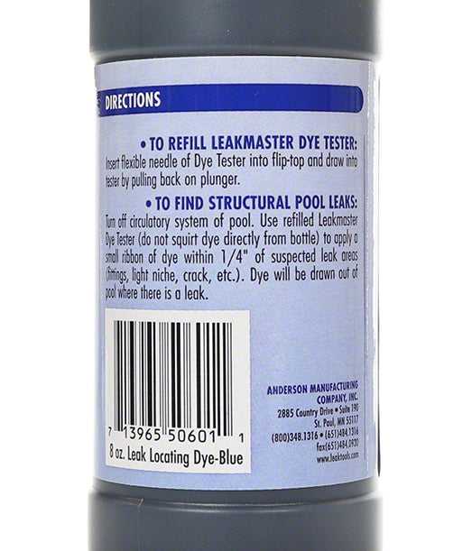 Poolweb.com, Blaue Farbstoff-Nachfüllung für Farbstofftester – 8 Oz.