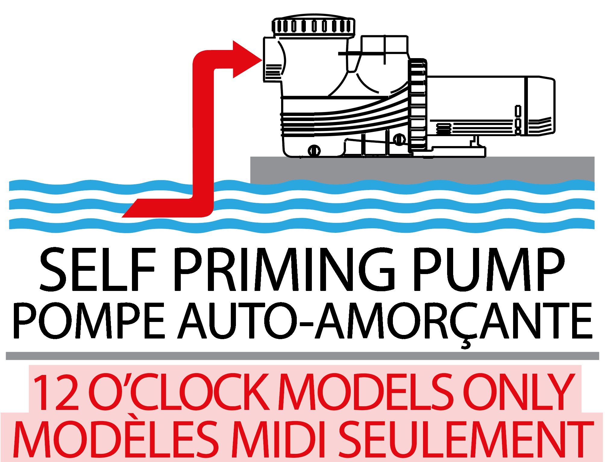 SCP Inc, **Carvin Sharkwave 1 PS-Oberirdische Pumpe (60 Hz, 115 V) – 94026171