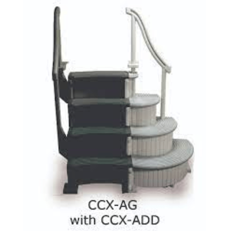 Confer Plastics Inc., Confer Plastics-Add-On für das Curve In-Ground Drop In Step System – CCX-ADD