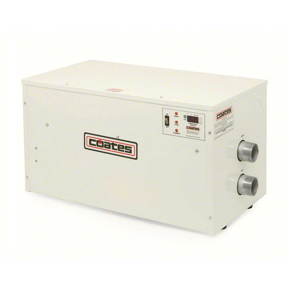 Coates, Elektrischer Poolheizer der PHS-Serie, 36 kW – 240 Volt, dreiphasig – 89 Ampere