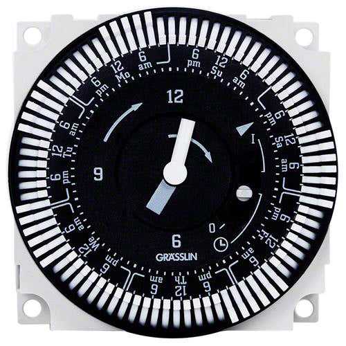 Intermatik, Elektromechanisches 24-Stunden-Timermodul zur Schalttafelmontage - SPDT 240 Volt