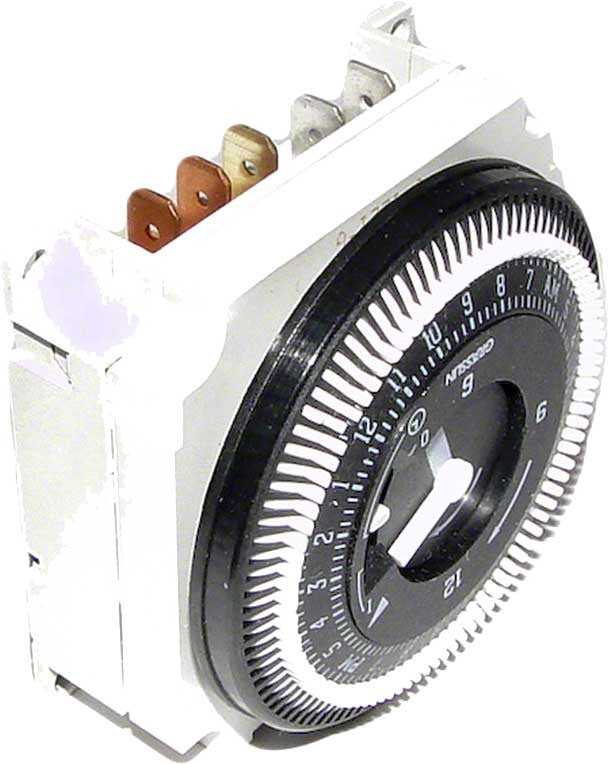 Intermatik, Elektromechanisches 24-Stunden-Timermodul zur Schalttafelmontage – SPDT 120 Volt