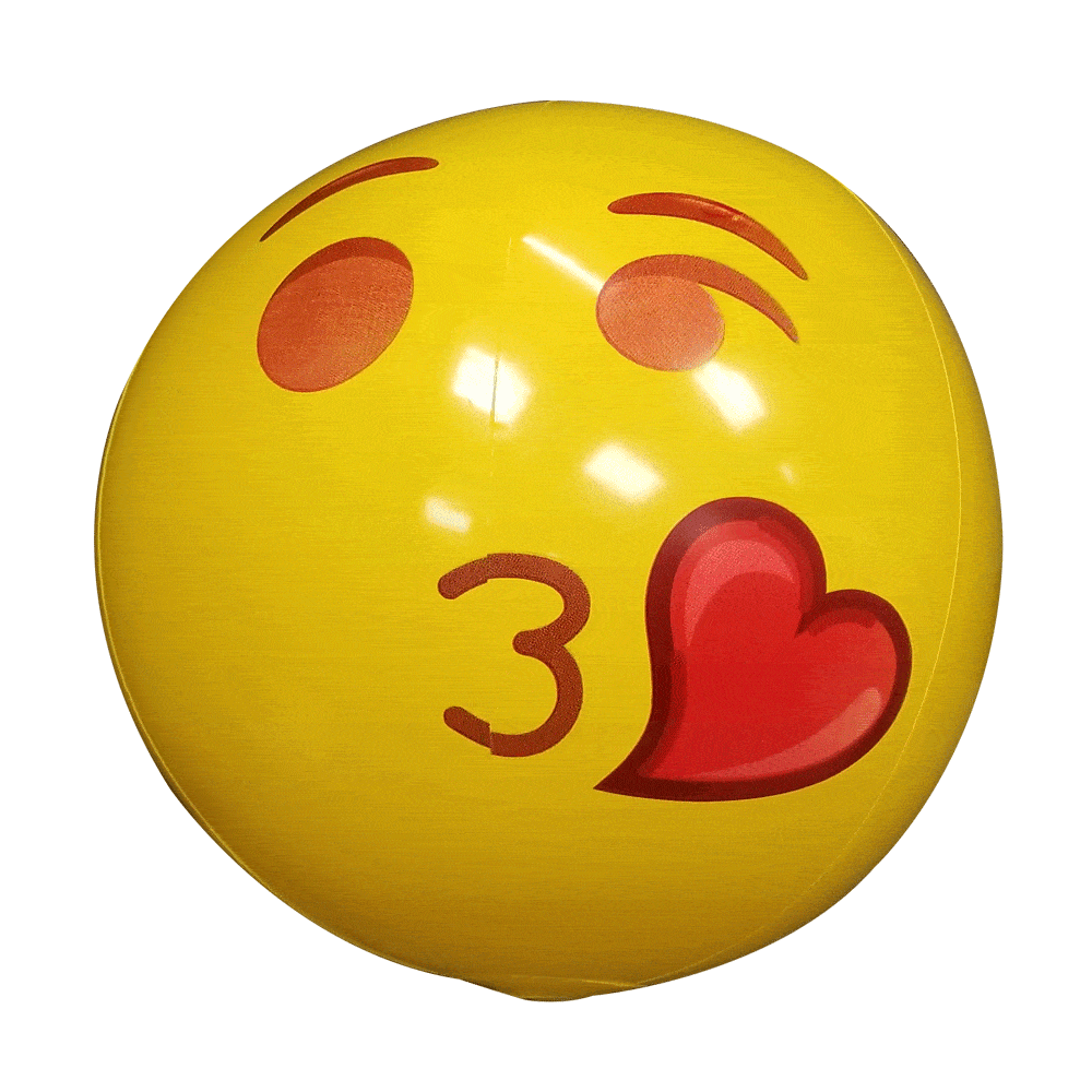 Salus Marken, Emoji-Wasserball, 18" Blow Kiss - 10204