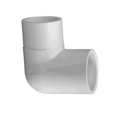 SCP Distributors Inc., Fittings, PVC 90 Grad Straßenbogen, Slip/Spigot 1-1/2 Zoll - 409-015 PVC