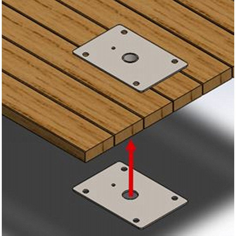 Globaler Auftrieb, Holzdeck-Ankerplatte für Global Lifts