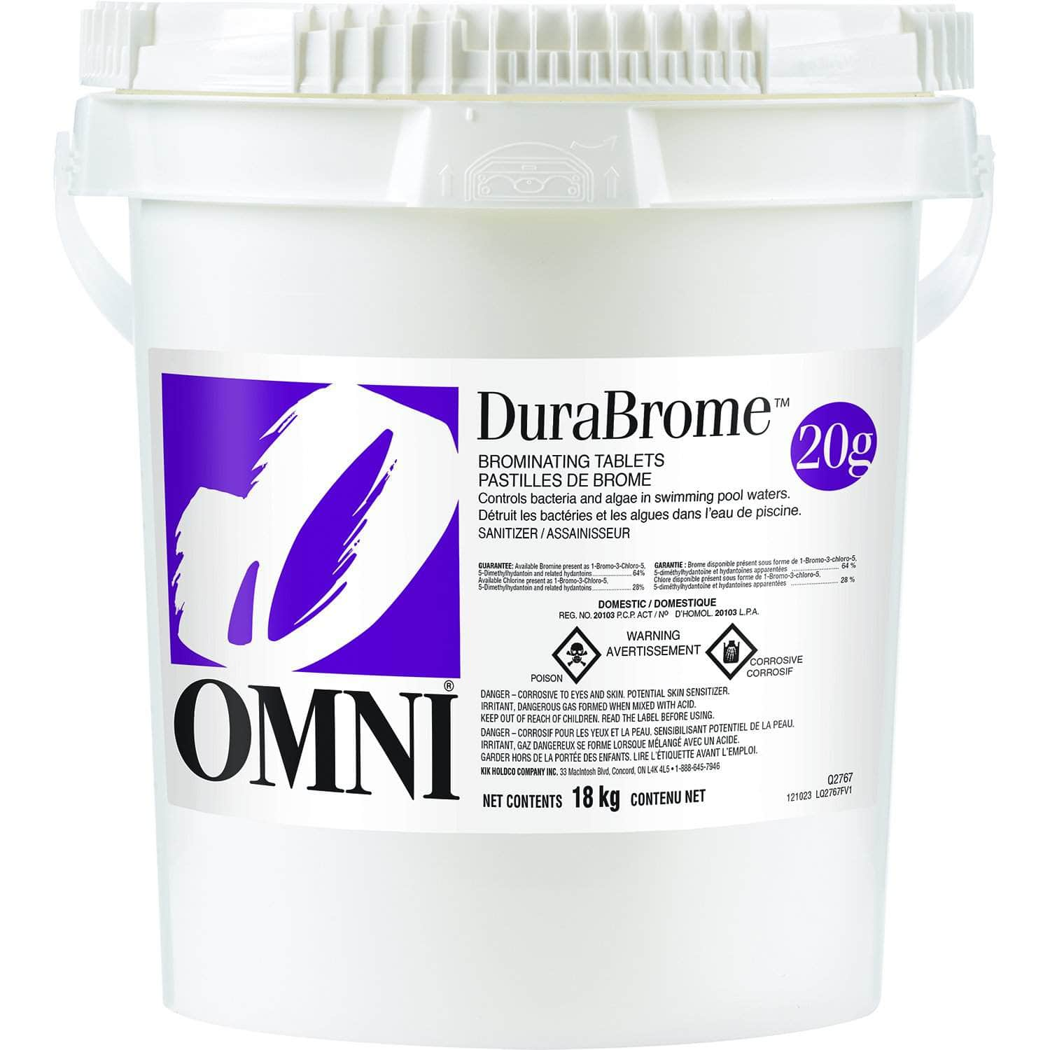 Biolab Canada Inc., Omni Bromtabletten, 18 kg - Q2767/Q2754