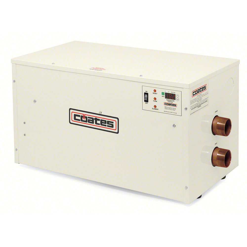 Coates, PHS-CN Elektrischer Salzwasser-Poolheizer 24 kW – 240 Volt einphasig – 100 Ampere