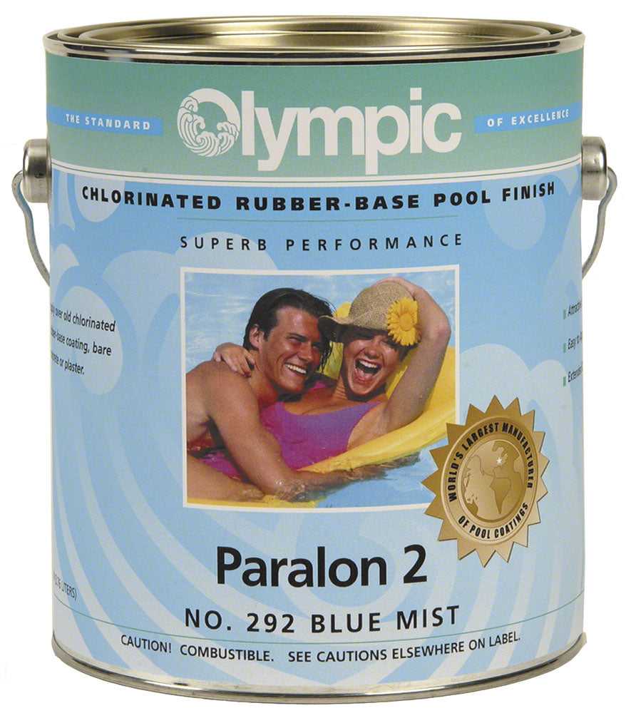 olympisch, Paralon 2 Poolfarbe - Eine Gallone - Blauer Nebel