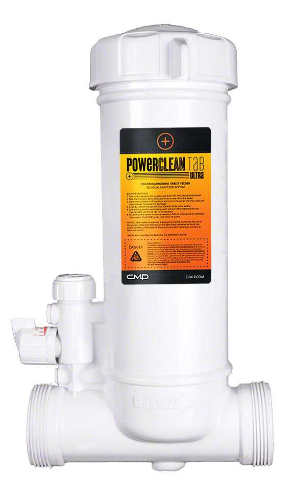 Kundenspezifische Formprodukte, PowerClean Tab Econ VS In-Line-Chlorinator – weißer Deckel