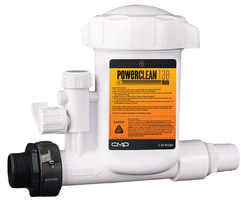 Kundenspezifische Formprodukte, PowerClean Tab Mini In-Line-Chlorinator - Aufstellpools