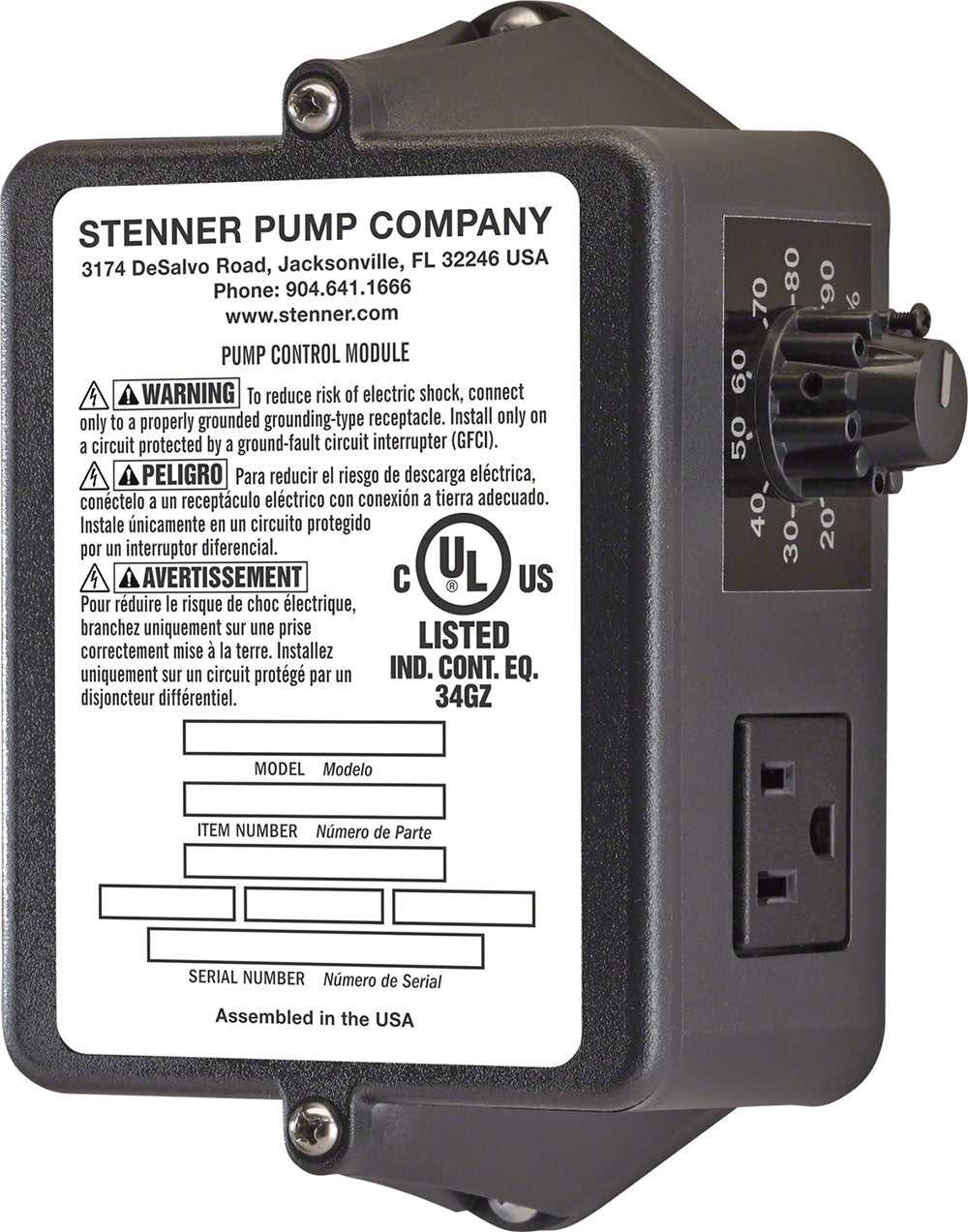 Stenner, Pumpensteuermodul 2,0 - 20,0 Sek.