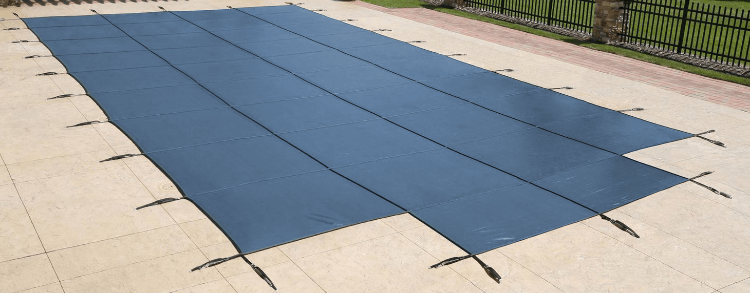 Covertech Industries, Sicherheitsabdeckung, 12ft x 24ft Rec mit 4ft x 6ft Mittelstufe, blau - SBU-1125-CES