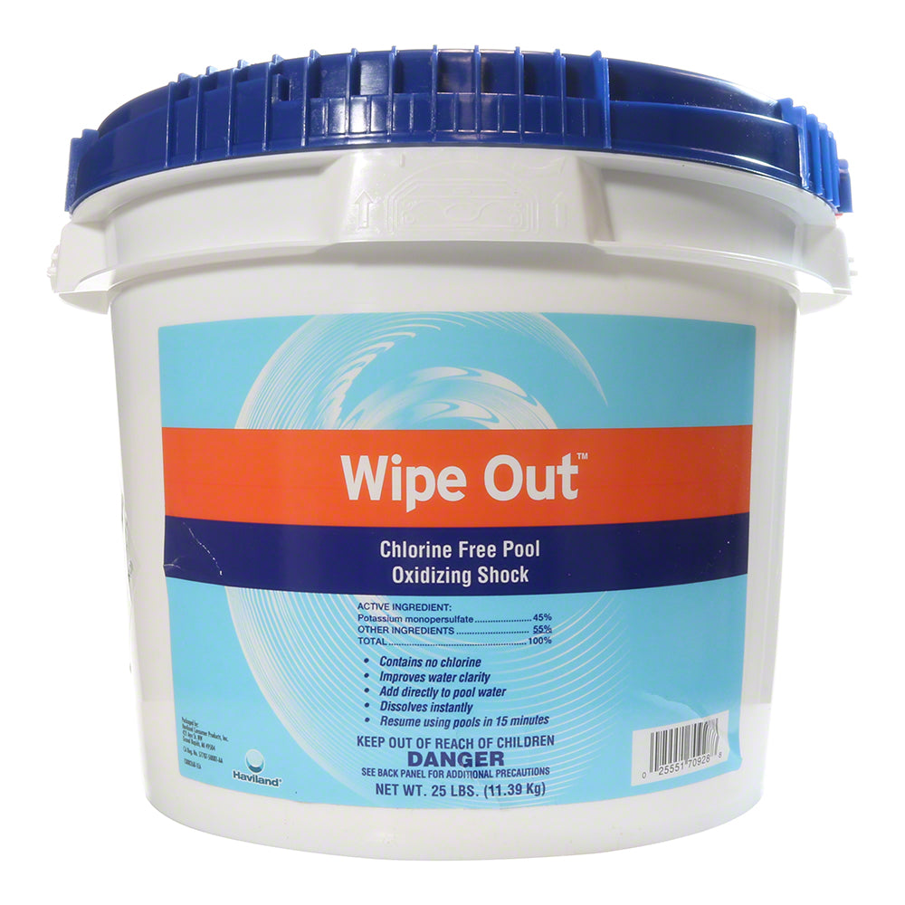 Haviland, Wipe Out – Chlorfreies Pool-Schockmittel – 25 Pfund.